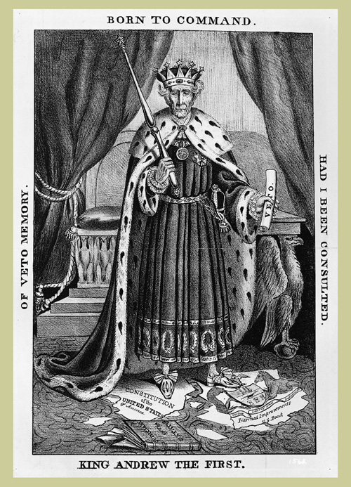 King Andrew the First, New York, 1833. Library of Congress, Public Domain.