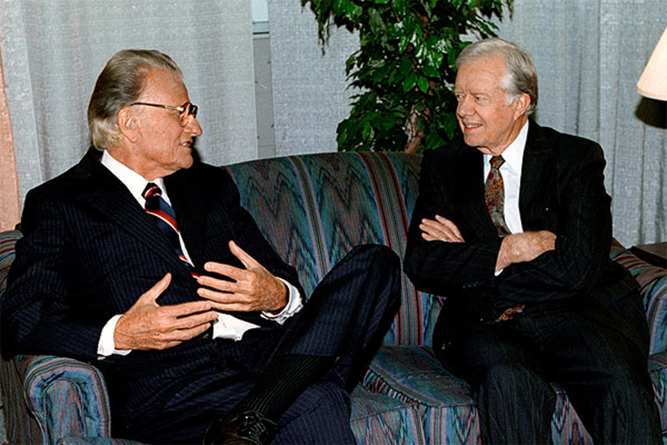Billly Graham and Jimmy Carter