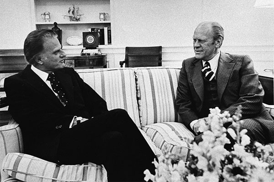 Billy Graham and Gerald Ford