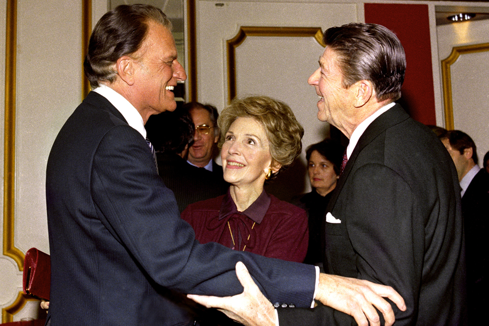 Billy Graham and Ronald Reagan