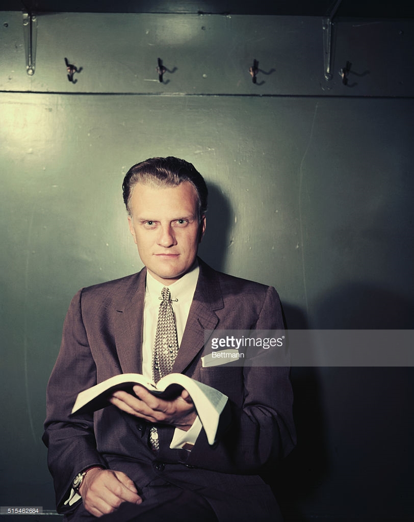 Billy Graham in 1957 at Madison Square Garden
