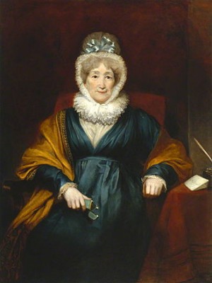 Painting by H.W. Pickersgill in 1821, when Hannah More was 76 years old.